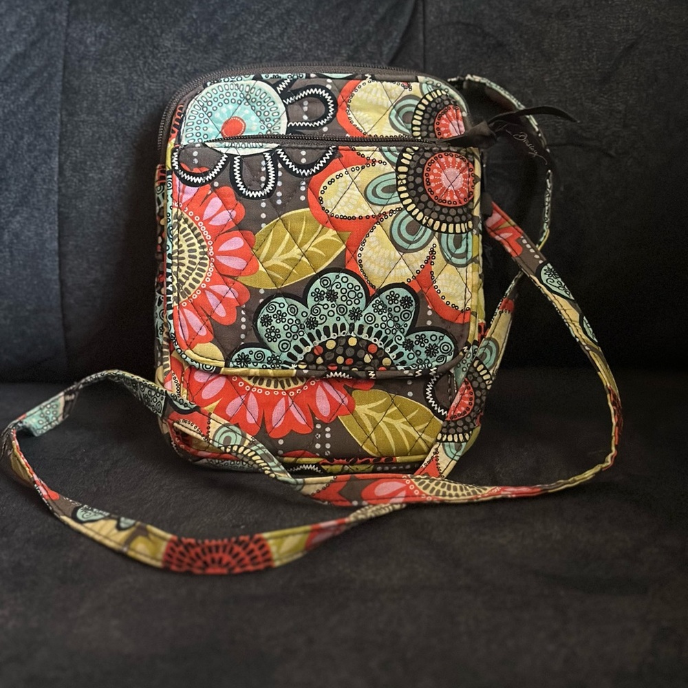 Vera Bradley Hipster Crossbody in Flower Shower